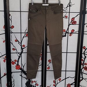 J Crew Womens Straight Leg Regular Mid Rise Stretch Brown Denim Jeans